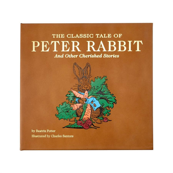 The Classic Tale of Peter Rabbit - Genuine Leather - Personalized-Book-Graphic Image, Inc.-Top Notch Gift Shop