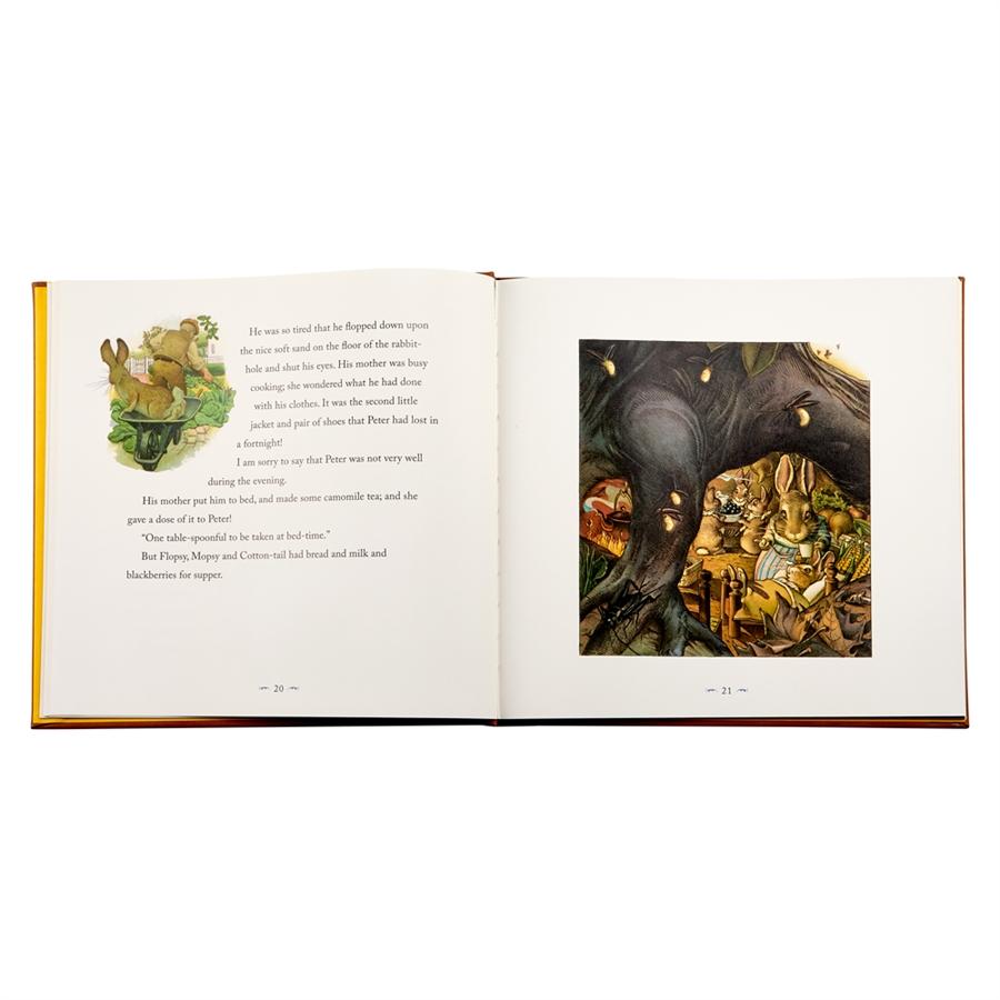 The Classic Tale of Peter Rabbit - Genuine Leather - Personalized-Book-Graphic Image, Inc.-Top Notch Gift Shop