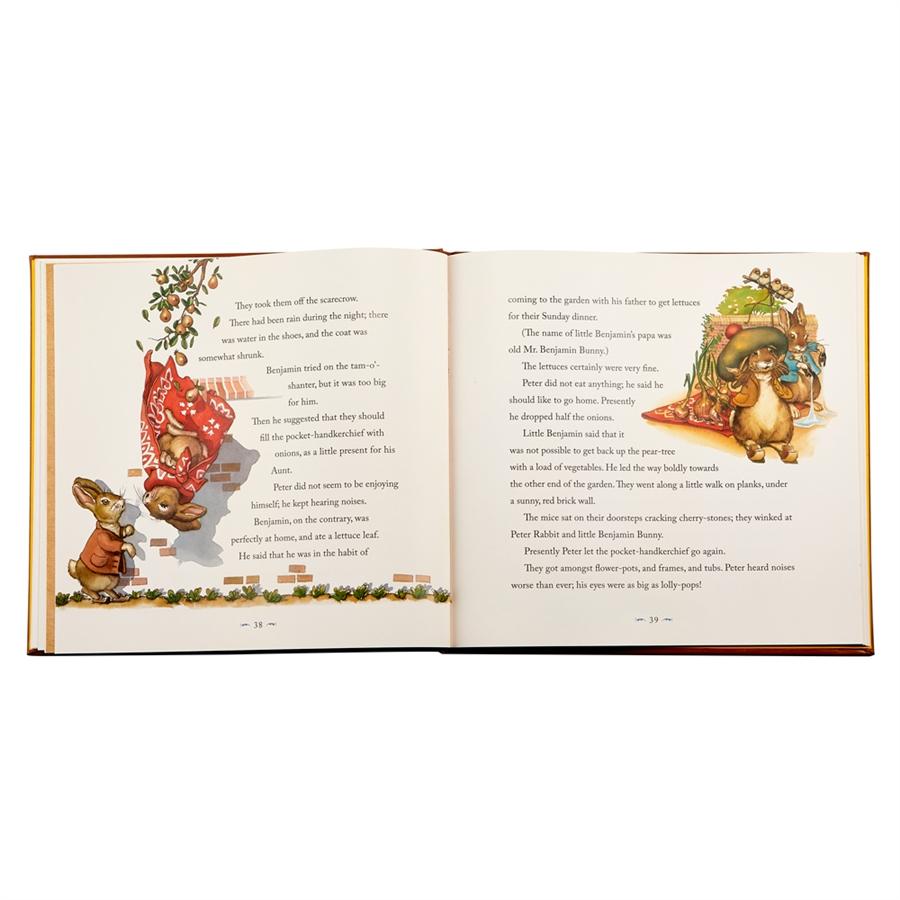 The Classic Tale of Peter Rabbit - Genuine Leather - Personalized-Book-Graphic Image, Inc.-Top Notch Gift Shop