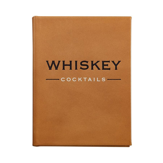 Whiskey Cocktails - Bound in Cognac Genuine Leather-Book-Graphic Image, Inc.-Top Notch Gift Shop