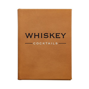 Whiskey Cocktails - Bound in Cognac Genuine Leather-Book-Graphic Image, Inc.-Top Notch Gift Shop