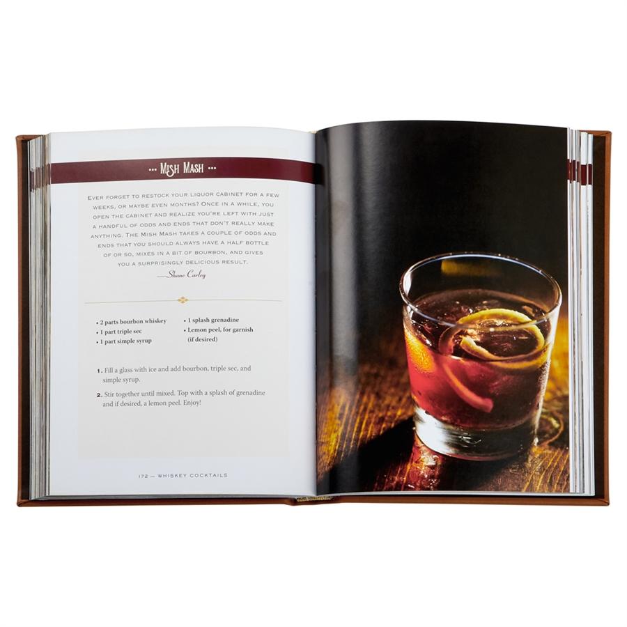 Whiskey Cocktails - Bound in Cognac Genuine Leather-Book-Graphic Image, Inc.-Top Notch Gift Shop