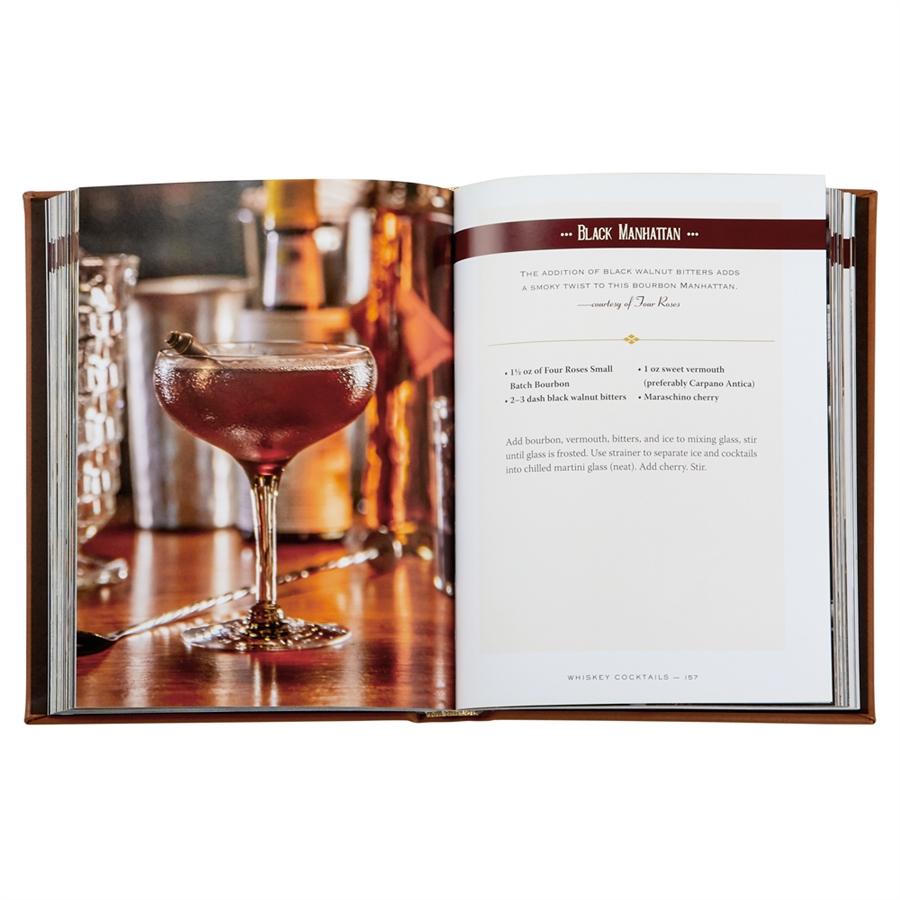 Whiskey Cocktails - Bound in Cognac Genuine Leather-Book-Graphic Image, Inc.-Top Notch Gift Shop