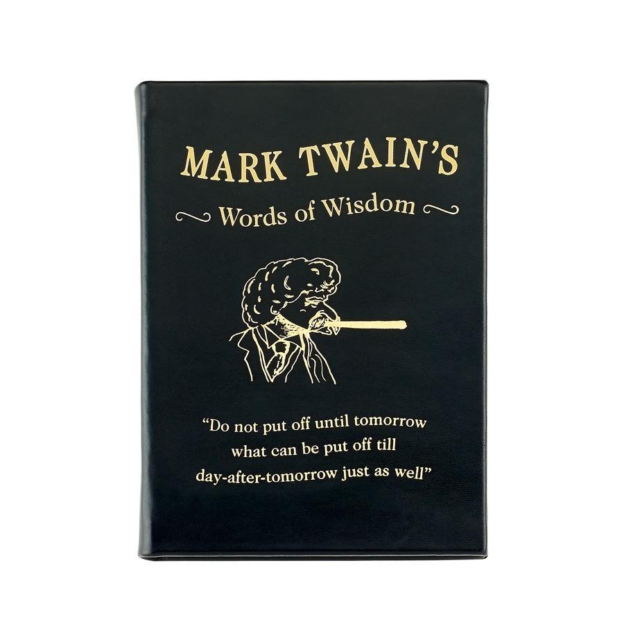 Mark Twain's Words of Wisdom - Leather Bound Collector's Edition-Book-Graphic Image, Inc.-Top Notch Gift Shop