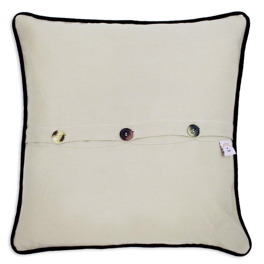 Ski Aspen Embroidered CatStudio Pillow-Pillow-CatStudio-Top Notch Gift Shop