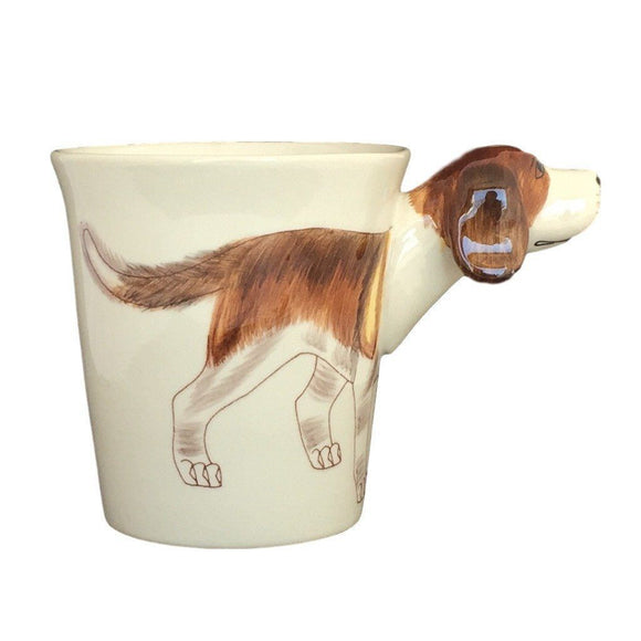Beagle Hand Painted Coffee Mug-Mug-Sea Island-Top Notch Gift Shop