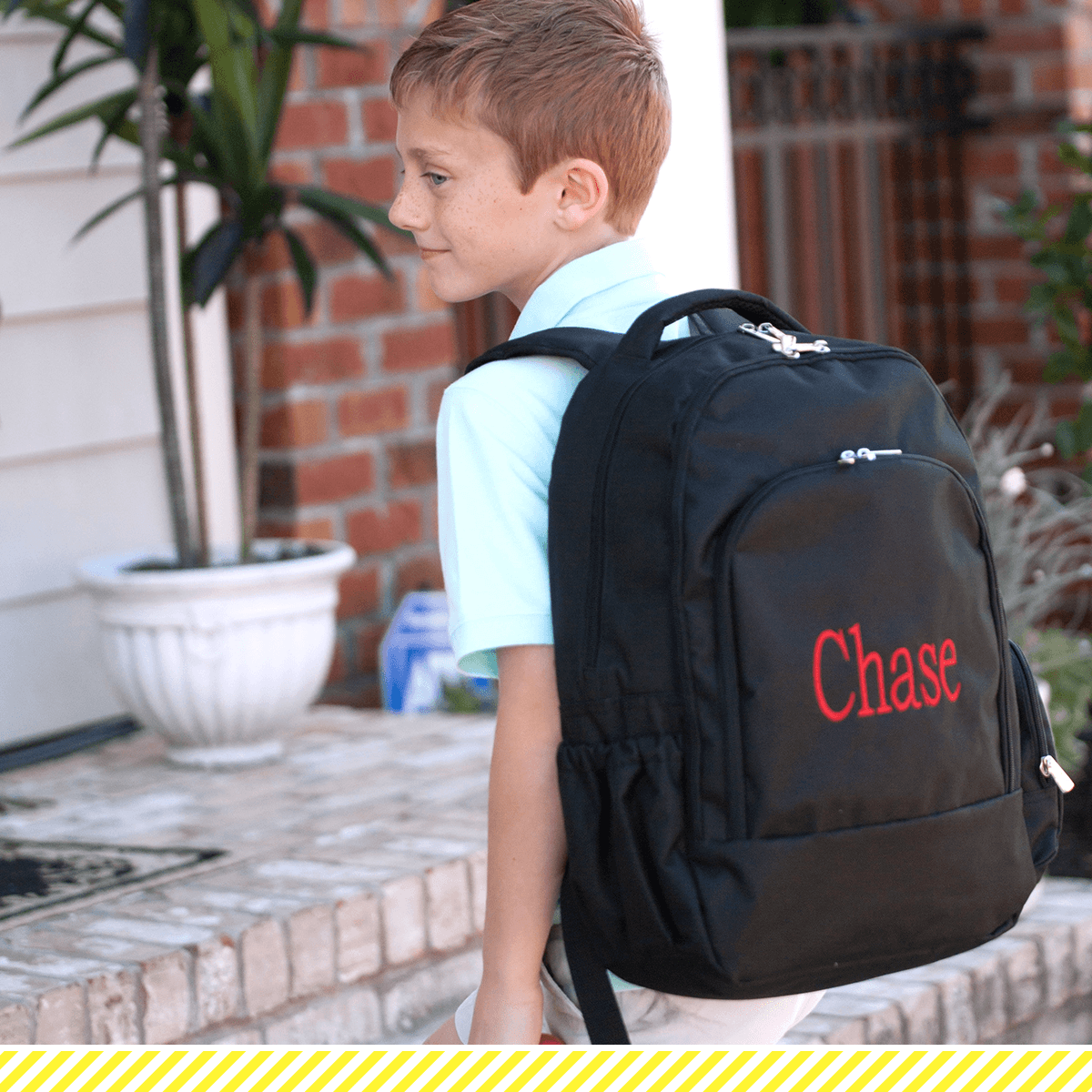 Black Backpack - Personalized-Backpack-Viv&Lou-Top Notch Gift Shop