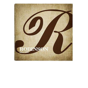 Family InitialPersonalized Canvas Print (14" x 14")-Canvas Signs-JDS Marketing-Top Notch Gift Shop