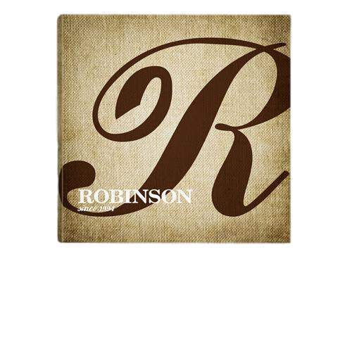 Family InitialPersonalized Canvas Print (14