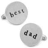 Best Dad Cufflinks-Cufflinks-Cufflinks, Inc.-Top Notch Gift Shop