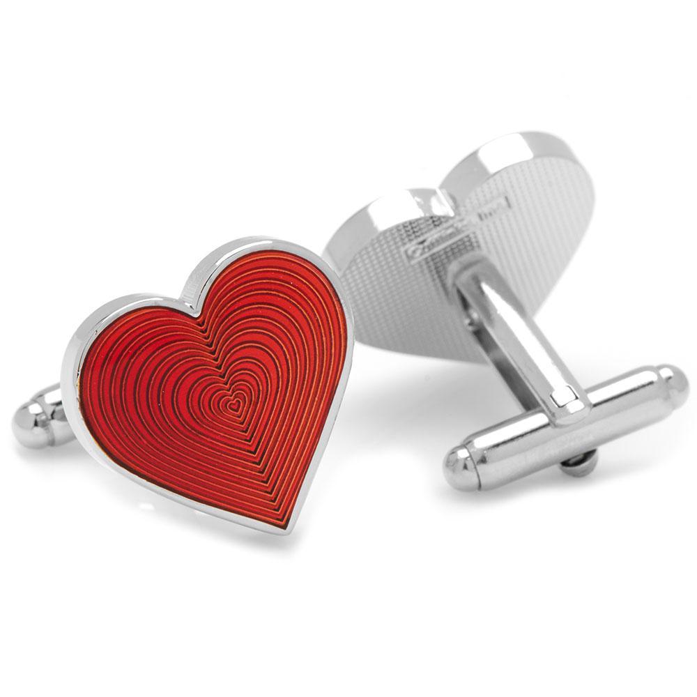 Red Heart Cufflinks-Cufflinks-Cufflinks, Inc.-Top Notch Gift Shop