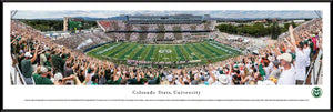 Colorado State Rams Football - "Stadium 50 Yard Line" Panorama Framed Print-Print-Blakeway Worldwide Panoramas, Inc.-Top Notch Gift Shop