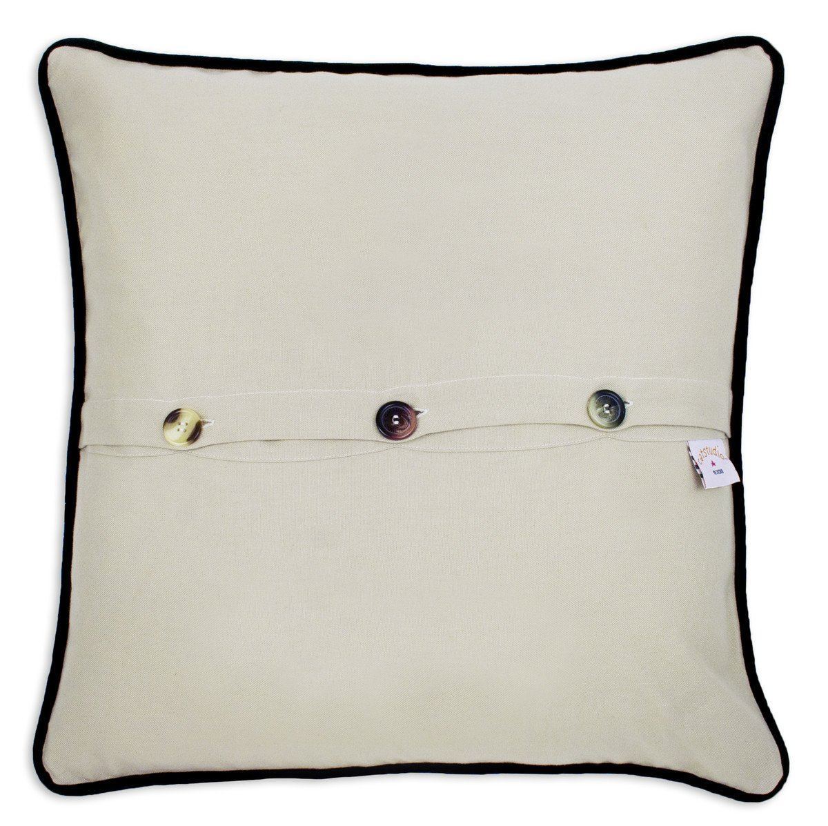 Ski Montana Embroidered CatStudio Pillow-Pillow-CatStudio-Top Notch Gift Shop