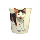 Calico Cat Hand Painted Coffee Mug-Mug-Sea Island-Top Notch Gift Shop
