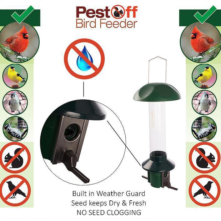 PestOff Birdfeeder by Roamwild-Bird Feeder-Roamwild-Top Notch Gift Shop