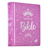 My Creative Bible for Girls, Journaling Bible - ESV - Purple Glitter Hardcover-Bible-Christian Art Gifts-Top Notch Gift Shop