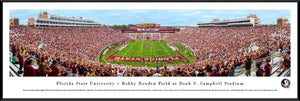 Florida State Football - "Stadium End Zone" Panorama Framed Print-Print-Blakeway Worldwide Panoramas, Inc.-Top Notch Gift Shop