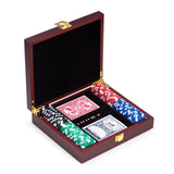 Poker Set in Wood Box-Game-Bey-Berk-Top Notch Gift Shop