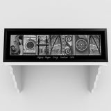 Architectural Elements III B&W Family Name Personalized Print-Wall Art-JDS Marketing-Top Notch Gift Shop