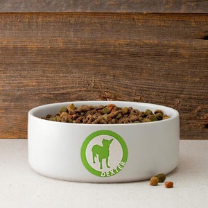 Circle of Love Personalized Small Dog Bowl-Dog Bowl-JDS Marketing-Top Notch Gift Shop