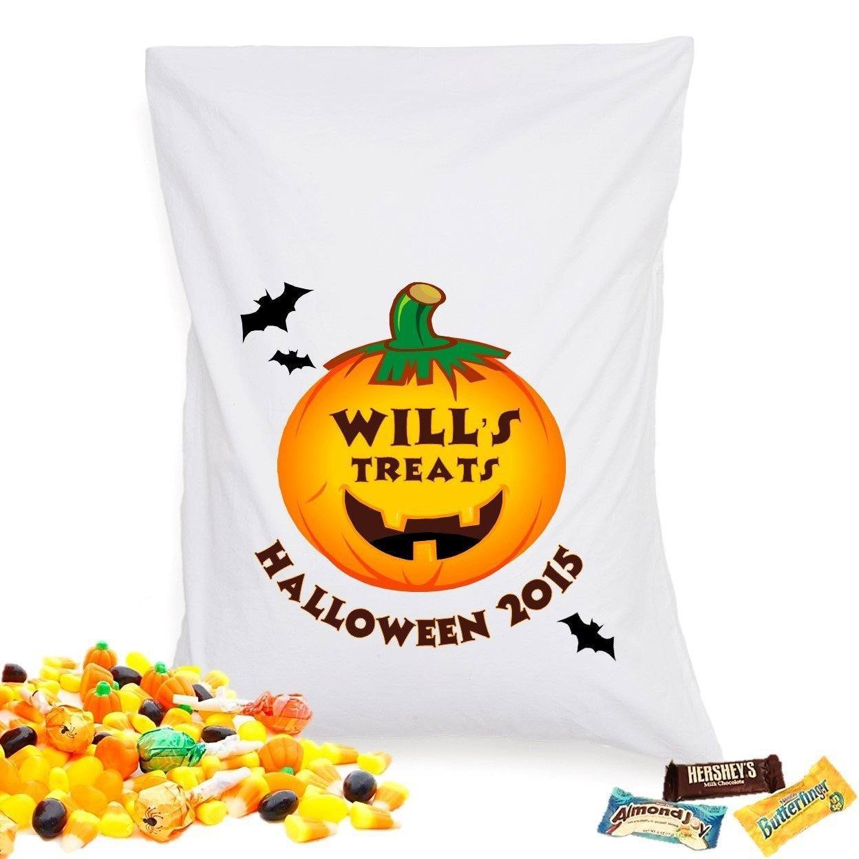 Halloween Treat Pillowcase - Personalized-Pillow Case-JDS Marketing-Top Notch Gift Shop