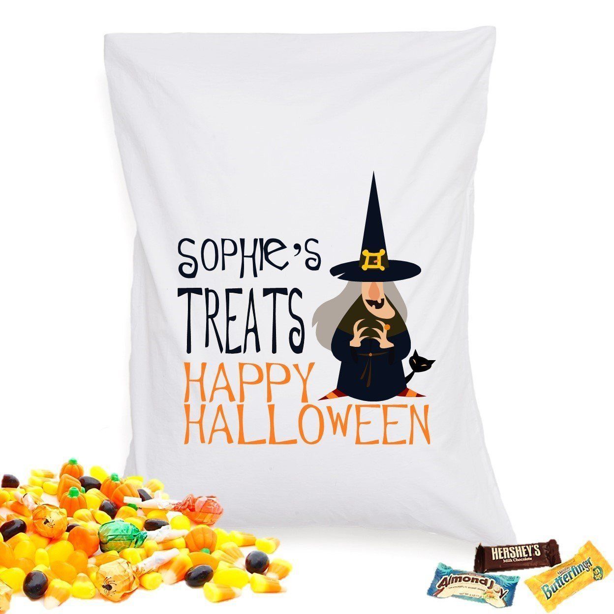 Halloween Treat Pillowcase - Personalized-Pillow Case-JDS Marketing-Top Notch Gift Shop