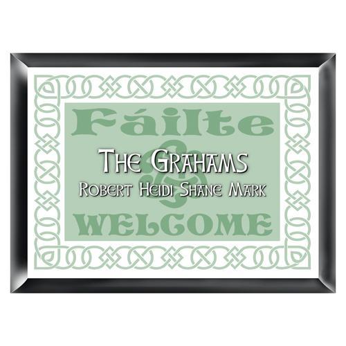 Irish Linen Personalized Family Sign-Wall Art-JDS Marketing-Top Notch Gift Shop