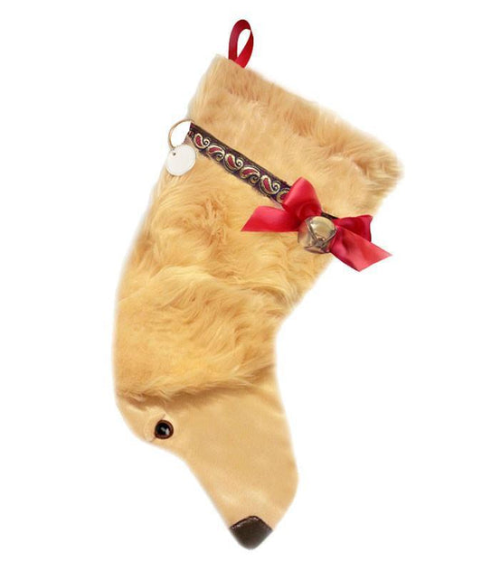 Golden Retriever Christmas Stocking-Holiday Stocking-Hearth Hounds-Top Notch Gift Shop