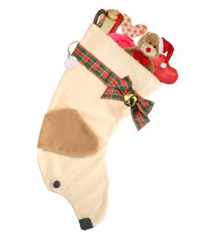 Yellow Lab Christmas Stocking-Holiday Stocking-Hearth Hounds-Top Notch Gift Shop