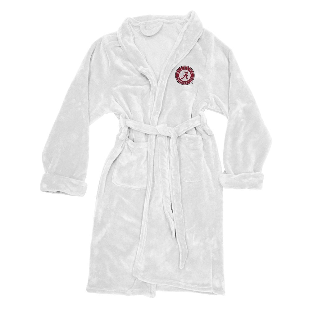 Alabama Crimson Tide Men's Silk Touch Plush Bath Robe-Bathrobe-Northwest-Top Notch Gift Shop