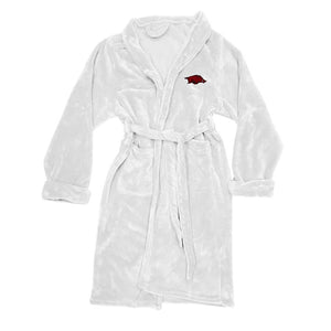 Arkansas Razorbacks Men's Silk Touch Plush Bath Robe-Bathrobe-Northwest-Top Notch Gift Shop