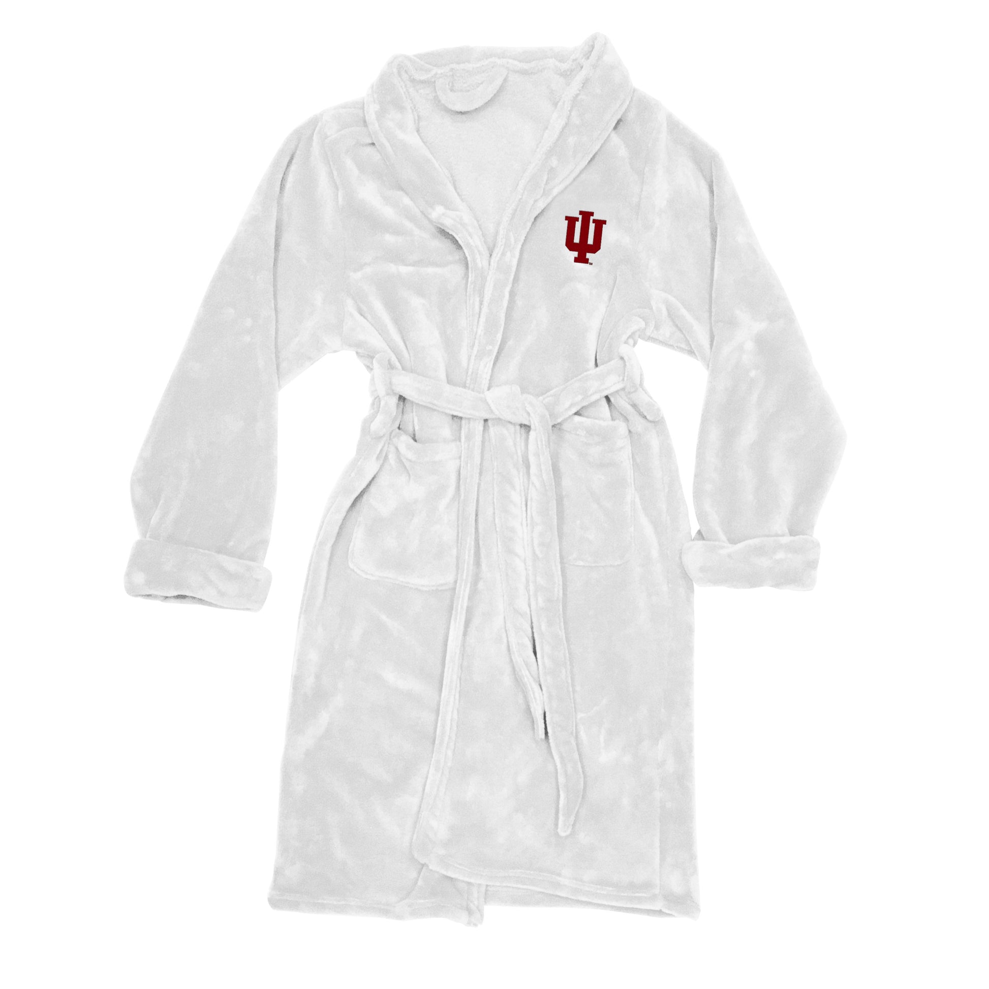 Indiana Hoosiers Men's Silk Touch Plush Bath Robe-Bathrobe-Northwest-Top Notch Gift Shop