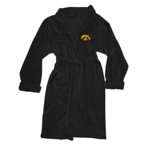 Iowa Hawkeyes Men's Silk Touch Plush Bath Robe-Bathrobe-Northwest-Top Notch Gift Shop