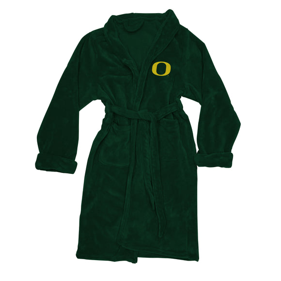 Oregon Ducks Men's Silk Touch Plush Bath Robe-Bathrobe-Northwest-Top Notch Gift Shop