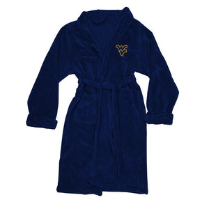 West Virginia Mountaineers Men's Silk Touch Plush Bath Robe made by Northwest-Bathrobe-Northwest-Top Notch Gift Shop