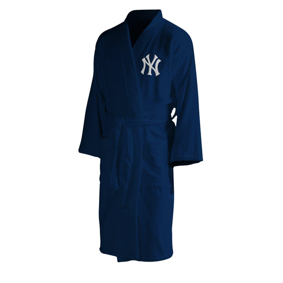 New York Yankees Men's Silk Touch Plush Bath Robe-Bathrobe-Northwest-Top Notch Gift Shop
