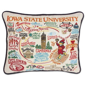 Iowa State University Embroidered Pillow by CatStudio-Pillow-CatStudio-Top Notch Gift Shop