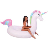 Rainbow Unicorn 9-1/2 foot Pool Float-Pool Float-Kangaroo-Top Notch Gift Shop