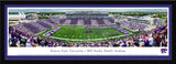 Kansas State Football - "Stadium 50 Yard Line" Panorama Framed Print-Print-Blakeway Worldwide Panoramas, Inc.-Top Notch Gift Shop
