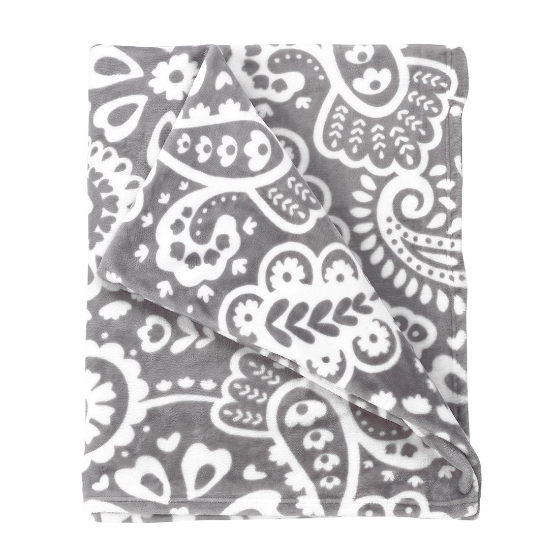 Parker Paisley Plush Blanket - Personalized-Blanket-Viv&Lou-Top Notch Gift Shop