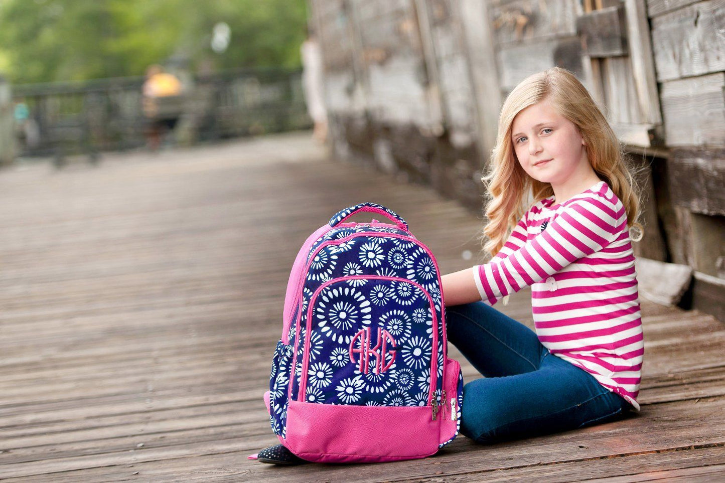 Riley Backpack - Personalized-Backpack-Viv&Lou-Top Notch Gift Shop