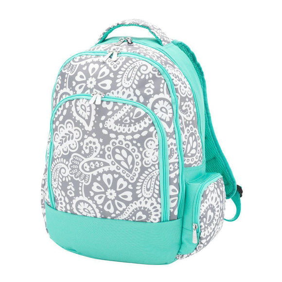 Parker Paisley Backpack - Personalized-Backpack-Viv&Lou-Top Notch Gift Shop