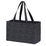 Black Scattered Dot Ultimate Tote - Personalized-Bag-Viv&Lou-Top Notch Gift Shop