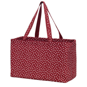 Garnet Scattered Dot Ultimate Tote - Personalized-Bag-Viv&Lou-Top Notch Gift Shop