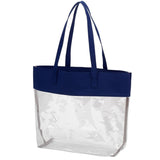 Navy Clear Tote - Personalized-Bag-Viv&Lou-Top Notch Gift Shop