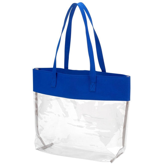 Royal Blue Clear Tote - Personalized-Bag-Viv&Lou-Top Notch Gift Shop