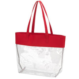 Red Clear Tote - Personalized-Bag-Viv&Lou-Top Notch Gift Shop