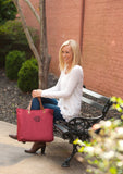 Garnet Tote - Personalized-Bag-Viv&Lou-Top Notch Gift Shop