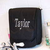 Black Hanging Travel Case - Personalized-Travel Kit-Viv&Lou-Top Notch Gift Shop
