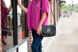 Black Anna Crossbody Bag - Personalized-Bag-Viv&Lou-Top Notch Gift Shop